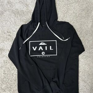 Vail Colorado Black Hoodie Men’s